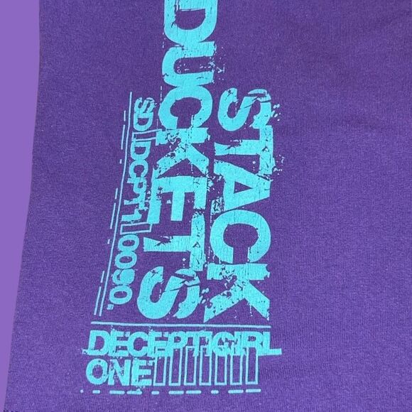 Stack Duckets Lady Graphic T Shirt Size Large #5 - Picture 2 of 4